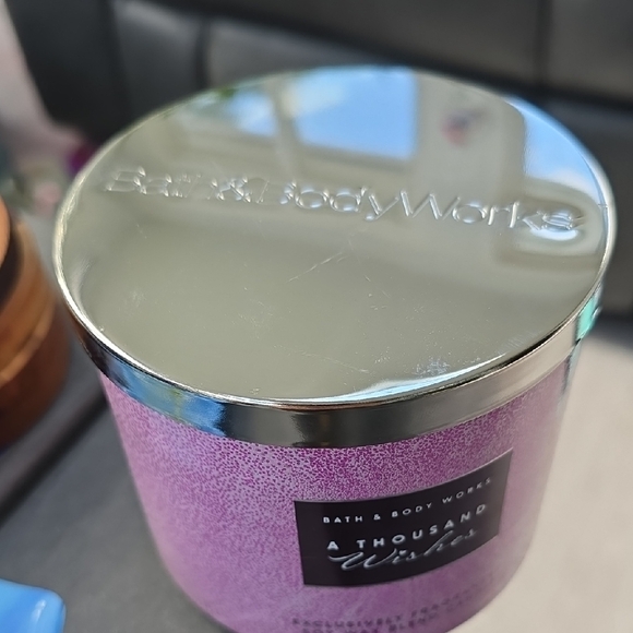 Bath & Body Works A Thousand Wishes 3 Wick Candle - Picture 2 of 5